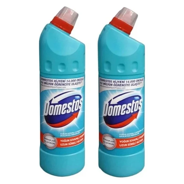 Domestos Okaliptus Ferahlığı Çamaşır Suyu 750 ml 2'li - Görsel 3