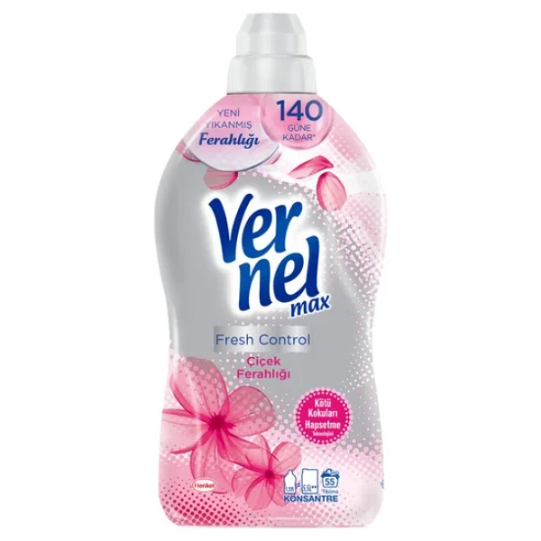 Vernel Max Fresh Control Çiçek Ferahlığı Yumuşatıcı 55 Yıkama 1.32 lt - Görsel 3