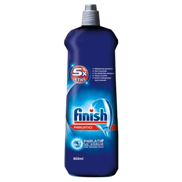 Finish Bulaşık Makinesi Parlatıcı & Kurutucu Sıvı Limon 800 ml - Görsel 10