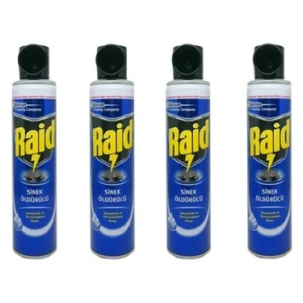 Raid Sinek Öldürücü Sprey 300 ml 4'lü - Görsel 5