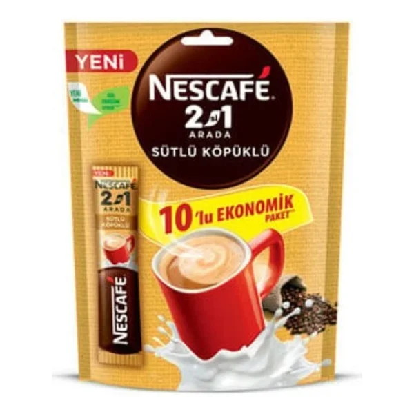 Nescafe Sütlü Köpüklü 2'si 1 Arada 10x10 gr - Görsel 2