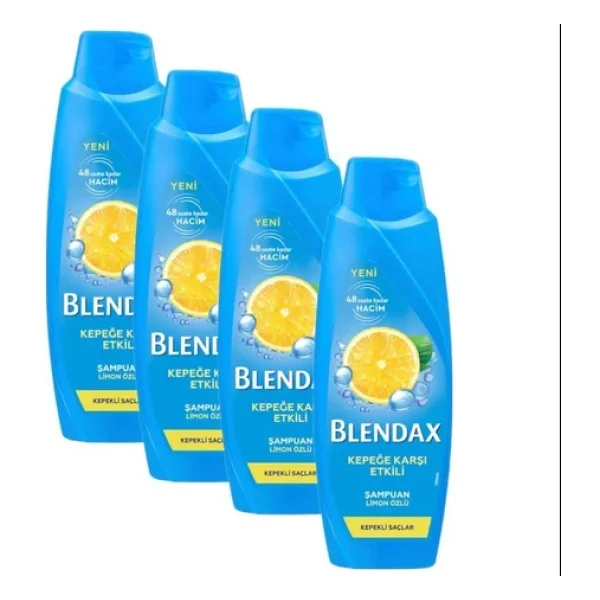 Blendax Kepeğe Karşı Etkili Limon Özlü Şampuan 4 X 470 Ml. - Görsel 4