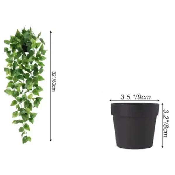 Akkoyunlu Home Saksıda Yapay Sarmaşık Çiçek(32 Cm) - Görsel 2