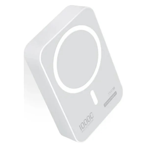 Powerway TXM10 Beyaz 10000 mAh Hızlı Şarj MagSafe Powerbank - Görsel 2