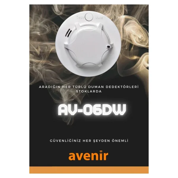 Avenir AV-06DW Wi-Fi Duman Dedektörü - Görsel 7