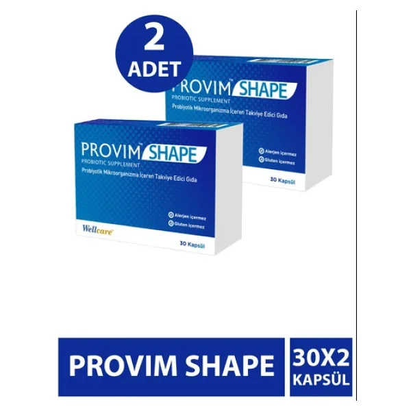 Wellcare Provim Shape Probiyotik 30 Kapsül 2'li - Görsel 7