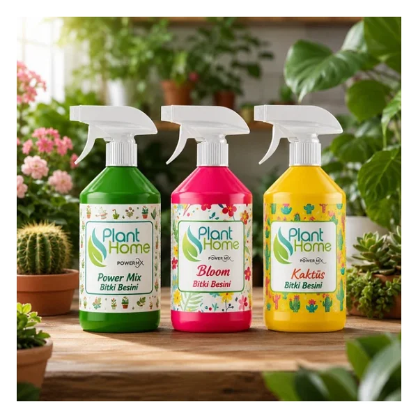 Plant Home Bitki Besini 3Lü Seti 500 Ml & Hızlı Emilim - Powermix Gold Seri - Görsel 2