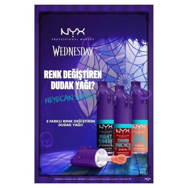 NYX Professional Makeup Wednesday Mystery 03 Moon Shifted Dudak Yağı - Görsel 6