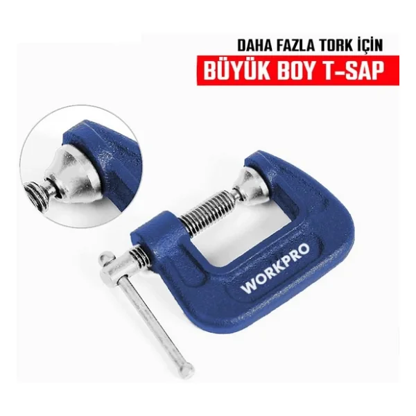 Workpro WP232016 25 mm G Tipi İşkence - Görsel 10