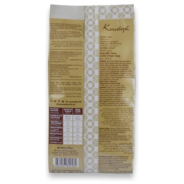 Kocatepe Salep 500 gr - Görsel 3