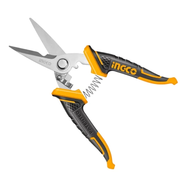 FIXONIC Ingco Hes0188 8"/200mm Endüstriyel Elektrikçi Makası Sarı - Görsel 2