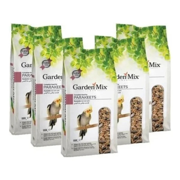 Garden Mix Platin Platin Paraket Yemi 1 KG x 5adet - Görsel 3