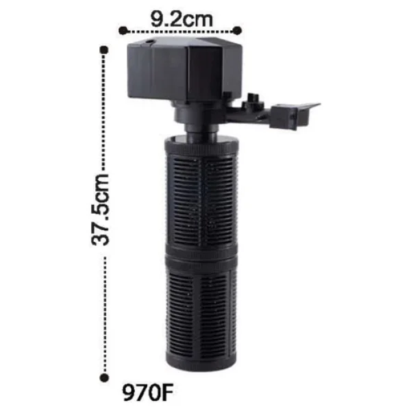 Dophin 970F 1400 lt/h 24.8 W Akvaryum İç Filtre - Görsel 5