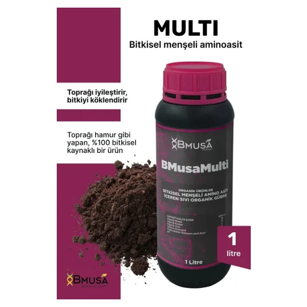 Bmusa Multi 1Lt Organik Gübre - Görsel 9