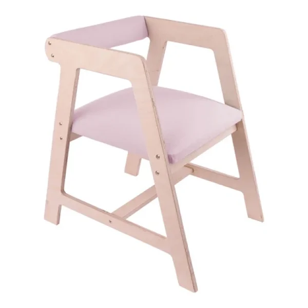 Ahşap Çocuk Oyun, Aktivite, Çalışma Masası Sandalyesi Pembe - Görsel 7