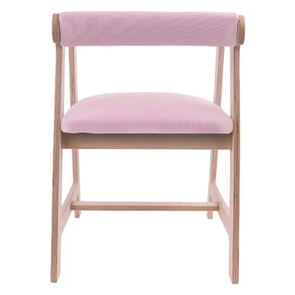 Ahşap Çocuk Oyun, Aktivite, Çalışma Masası Sandalyesi Pembe - Görsel 3
