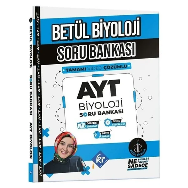 KR Akademi Yayınları AYT Betül Biyoloji Soru Bankası - Görsel 3