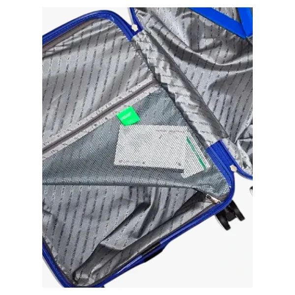 Benetton BNT1000 Polipropilen Mavi Kabin Boy Valiz - Görsel 8