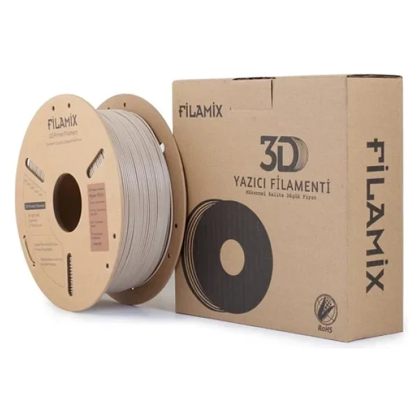 Filamix Hyper Speed PLA 1.75 mm 1 kg Açık Kahve Filament - Görsel 6