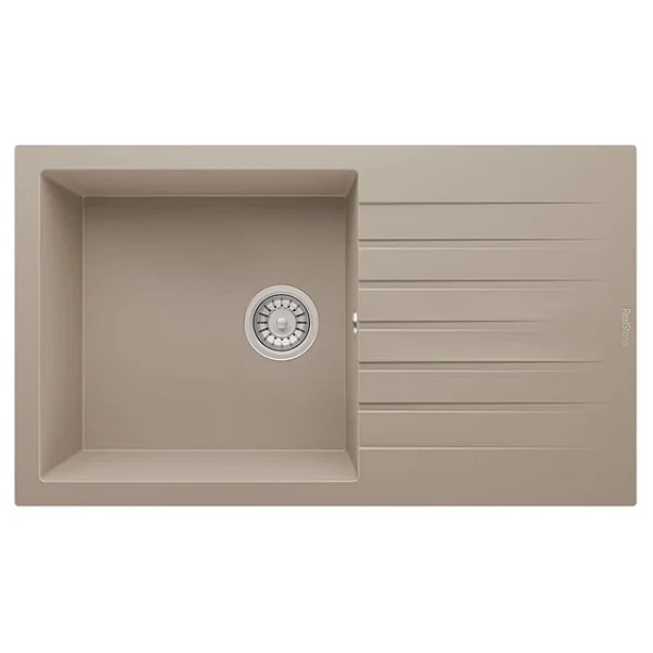 RealStone P014 Loadikya 86 XL Kapuçino Tezgah Üstü Eviye - Görsel 2