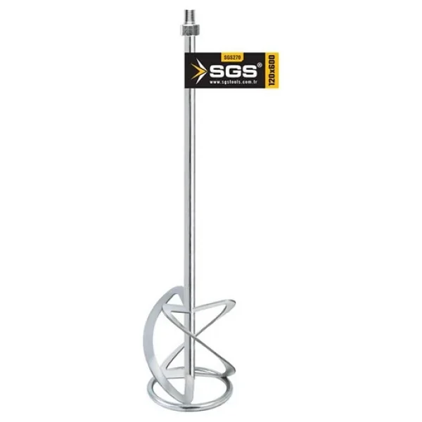 Sgs Boya Alçı Tutkal Karıştırıcı M-14 120X600mm - Görsel 3