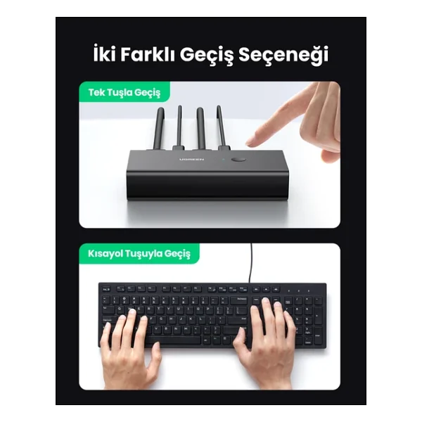 Ugreen 50744 KVM Switch - Görsel 7