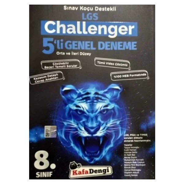 Kafa Dengi Yayınları 8. Sınıf LGS Challenger 5'li Genel Deneme - Görsel 5