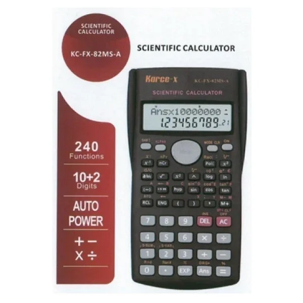 Karce-X KC-FX-82MS-A Bilimsel Fonksiyonlu Hesap Makinesi - Görsel 4
