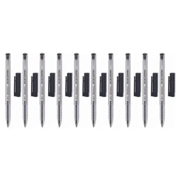 Faber-Castell 1440 0.8 Mm 10'lu Tükenmez Kalem Siyah - Görsel 3