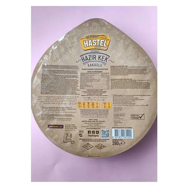 Hastel PASTA KEKİ KAKAOLU 280 GR - Görsel 4
