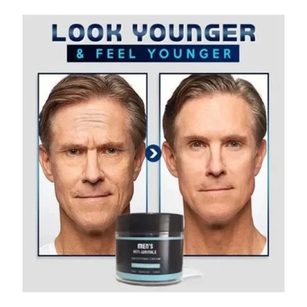 Men's Anti-wrinkle Smoothing Cream Erkek Yaşlanma Kırışıklık Karşıtı Yüz Bakım Kremi 100 Ml - Görsel 4