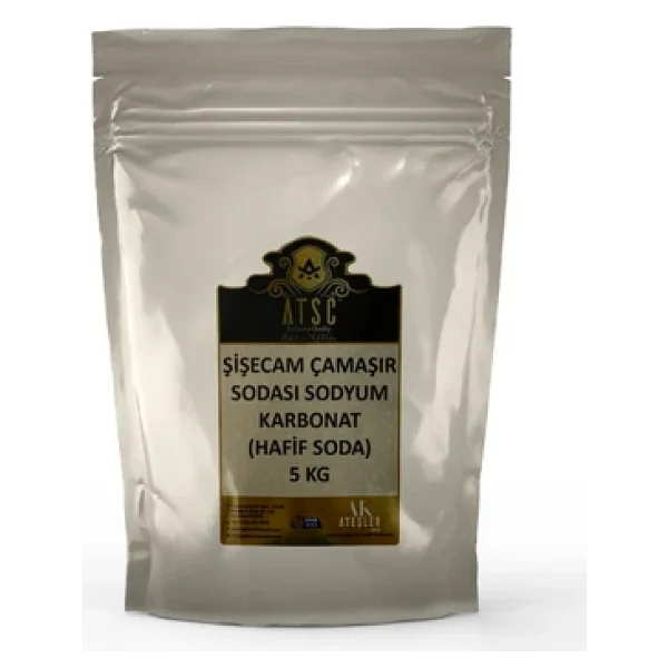 ATSC Çamaşır Sodası Sodyum Karbonat ( Hafif Soda) 5 Kg - Görsel 2