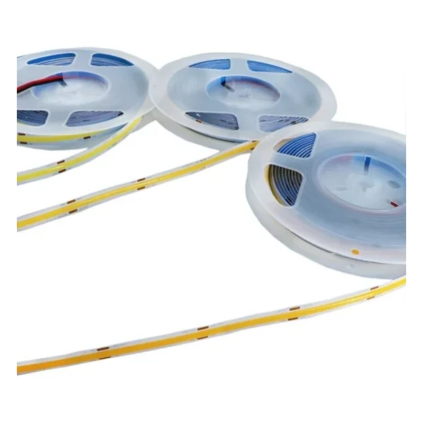 COB Led şerit 5metre 24V 480LED/m 6000K soğuk beyaz 10W 8mm IP20 aydınlatma ışık hortum kendinden yapışkanlı - Görsel 6