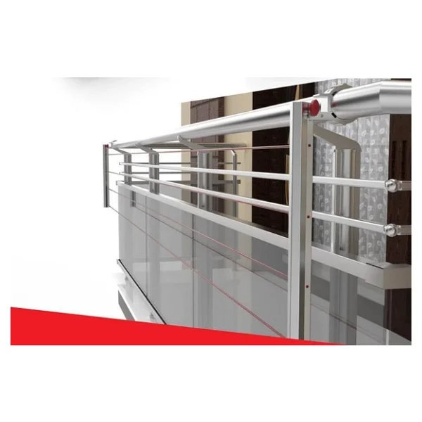 Koral Katlanabilir Balkon Çamaşır Kurutma Askılığı - Görsel 7