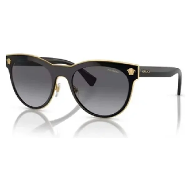 Versace Medusa Charm VE2198 1002T3 Black-Light Grey Polarize Kadın Güneş Gözlüğü - Görsel 4