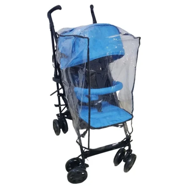 Ritim Baston Bebek Arabası Yağmurluğu, Ciftyon Yağmurluk, Puset Yağmurluğu, Bağcıklı Kokusuz Yağmurluk - Görsel 3