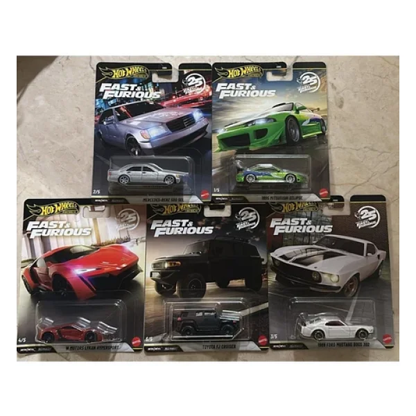 Hot Wheels Premium 2026 Fast And Furious 25. Yıl HNW46 979N 5'li Set - Görsel 2