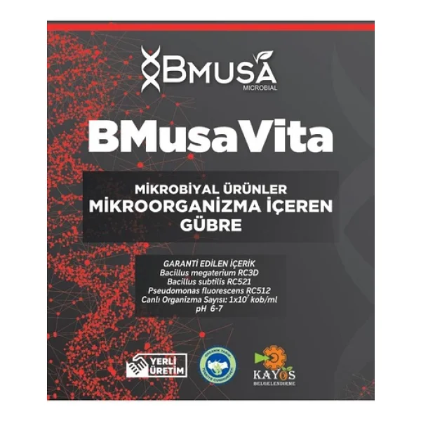 Bmusa Vita 5Lt Mikrobiyal Gübre - Görsel 6