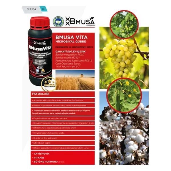 Bmusa Vita 5Lt Mikrobiyal Gübre - Görsel 7