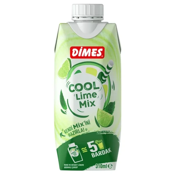 Dimes Cool Lime Özü 310 ml 12'li - Görsel 3