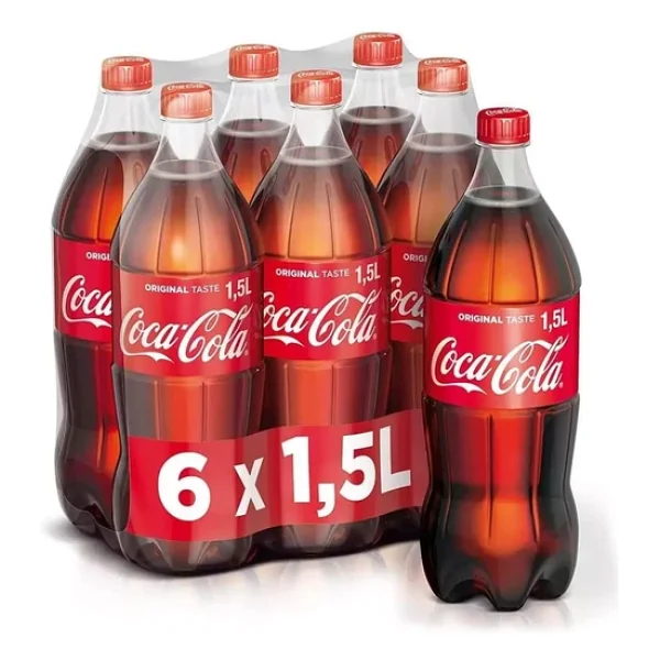 Coca Cola Kola Orijinal Tat 1,5 Lt X 6 Adet - Görsel 3