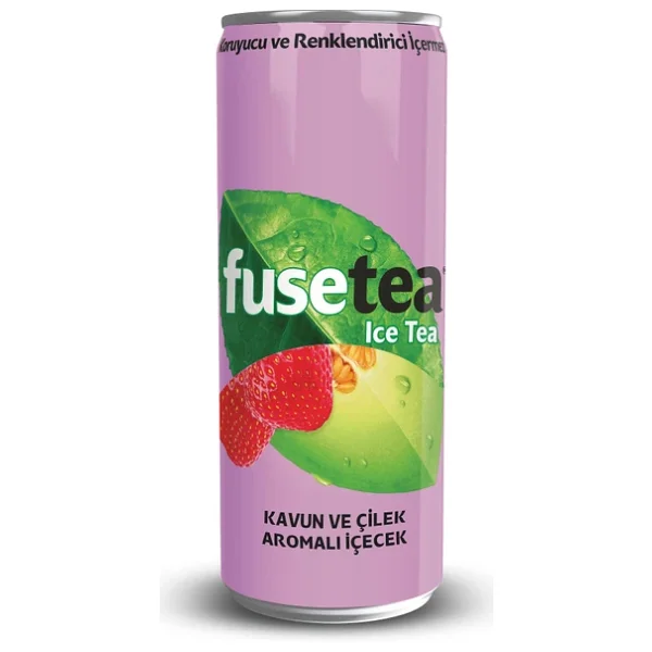 Fuse Tea Kavun ve Çilekli Soğuk Çay 6x330 ml - Görsel 2