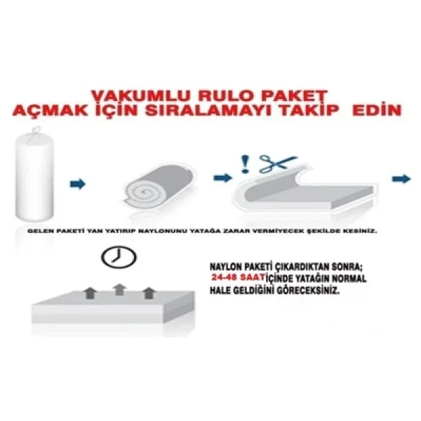 Heyner Katlanabilir Tek Kişilik Yer Yatağı 10 cm Sünger Yatak Fonksiyonel Alez Kapitoneli - Görsel 3
