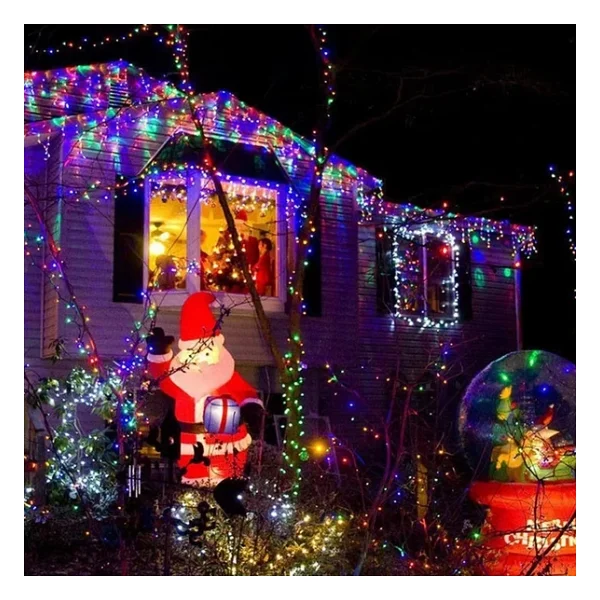 Gd967 Şerit Pilli Aydınlatma 5 Metre 50 Adet Rgb Peri Led - Görsel 8