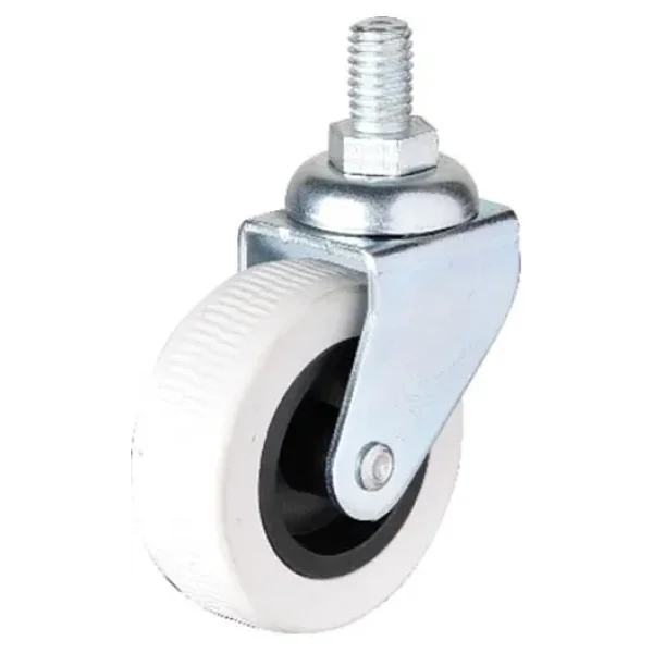 322 - 50X20 Mm Gri Vidalı Teker 4 Adet - Görsel 3