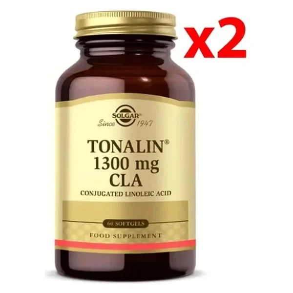 Solgar Tonalin 1300 mg CLA 60 Kapsül 2'li - Görsel 3
