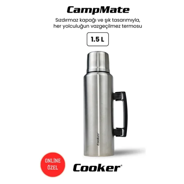 Cooker CKR-2084 1.5 lt Çelik Termos - Görsel 6