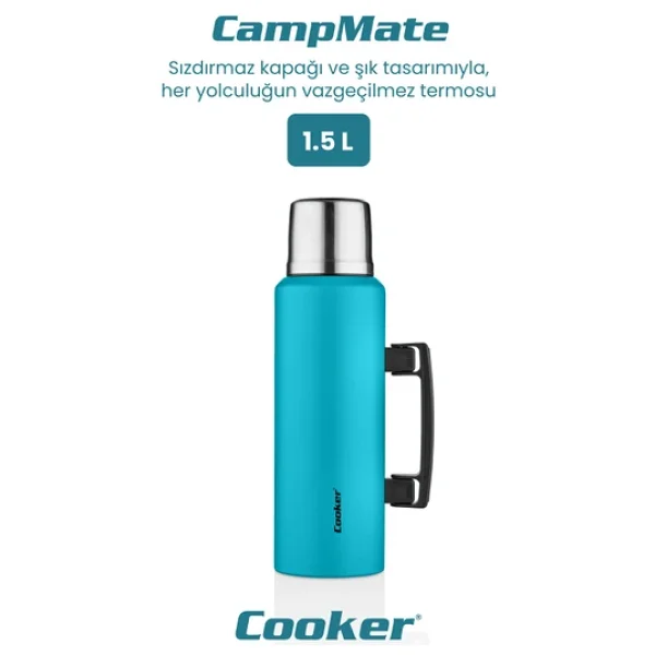 Cooker CKR-2085 1.5 lt Çelik Termos - Görsel 6