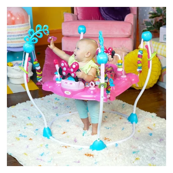 Bright Starts Disney Baby Minnie Mouse Peekaboo Işıklı Ve Melodili Aktivite Hoppalası - Görsel 6