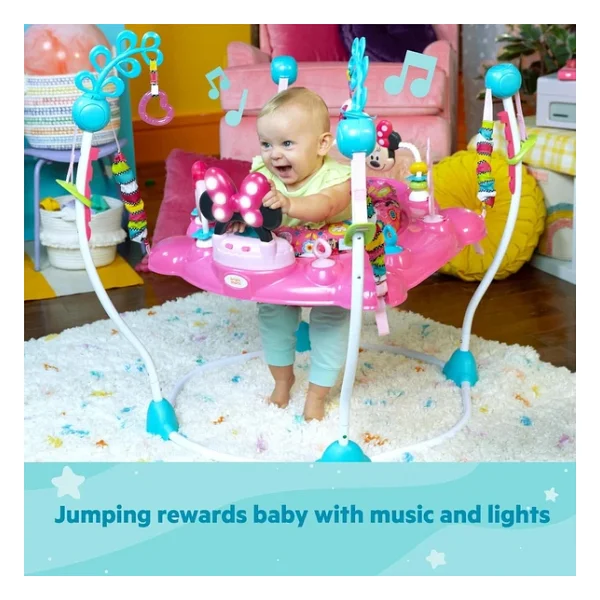 Bright Starts Disney Baby Minnie Mouse Peekaboo Işıklı Ve Melodili Aktivite Hoppalası - Görsel 5